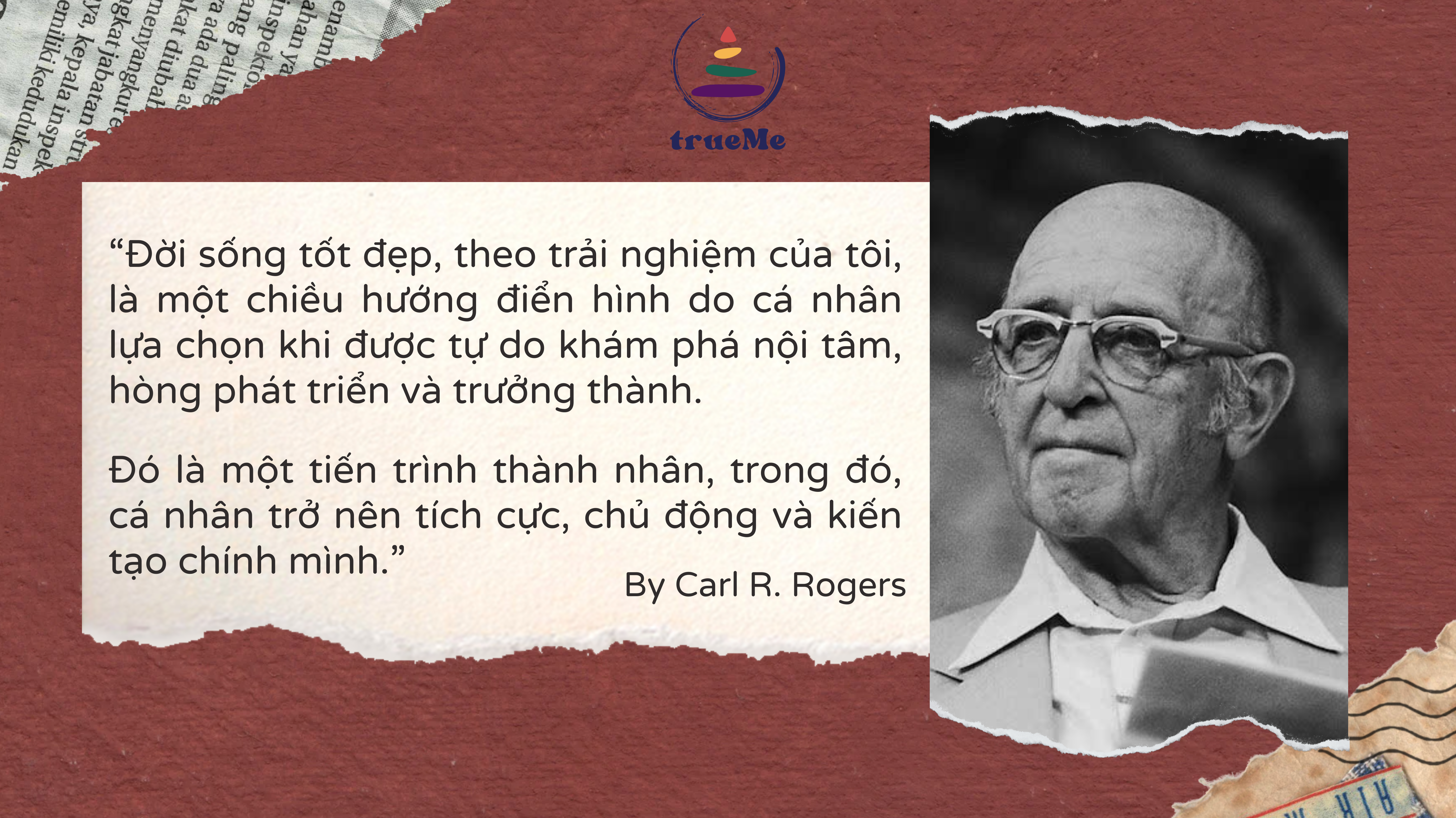 Đoạn trích từ Sách Tiến trình thành nhân (Carl R. Rogers)