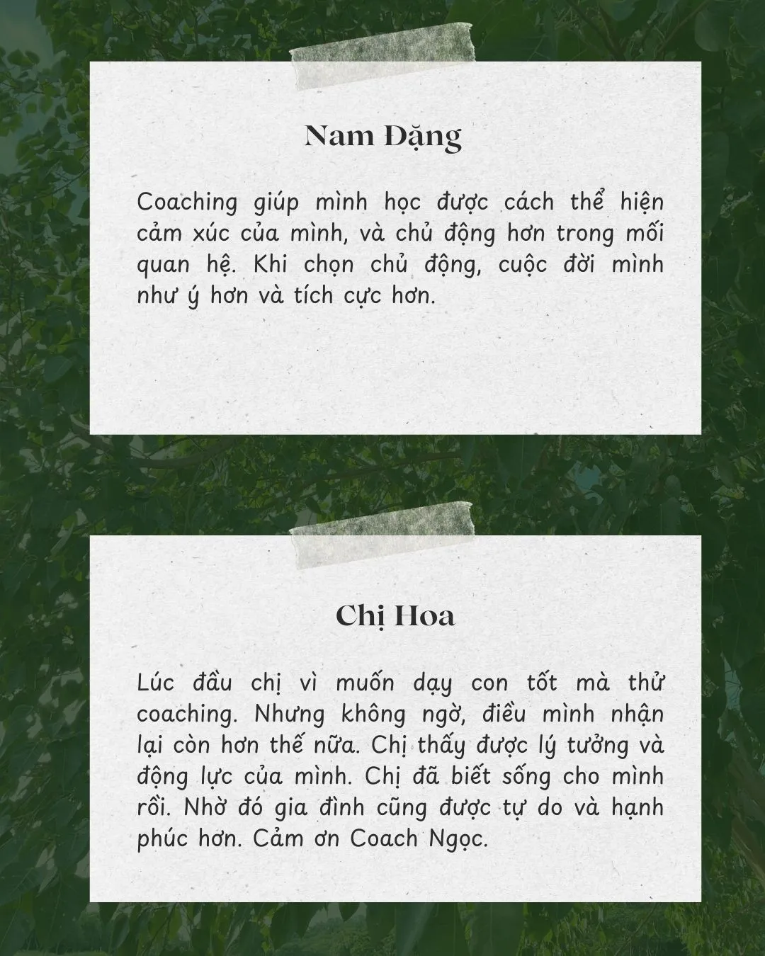 danh gia khach hang coaching